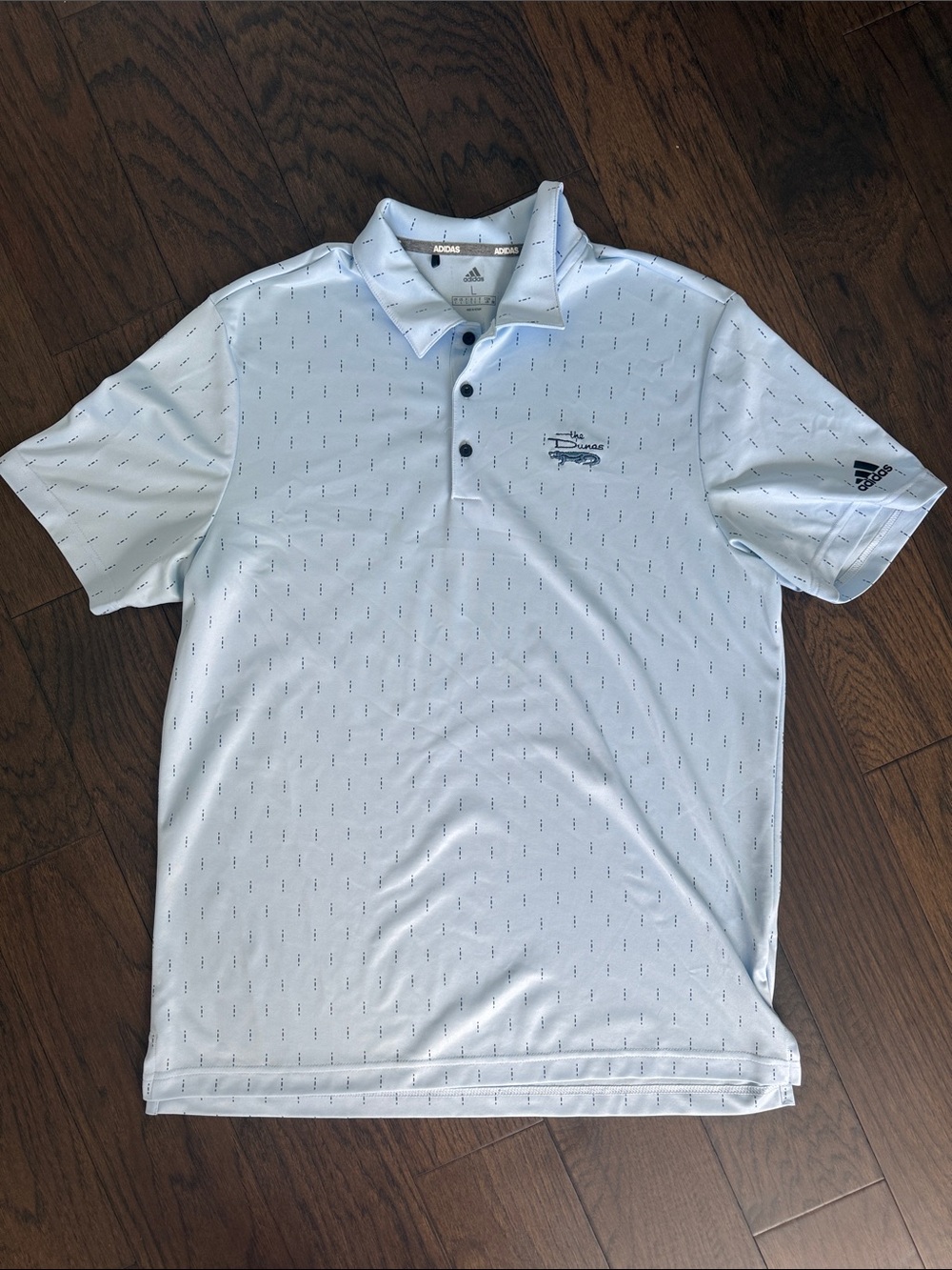 Adidas Men’s Light Blue Performance Polo Shirt - Sz Large - The Dunes Club